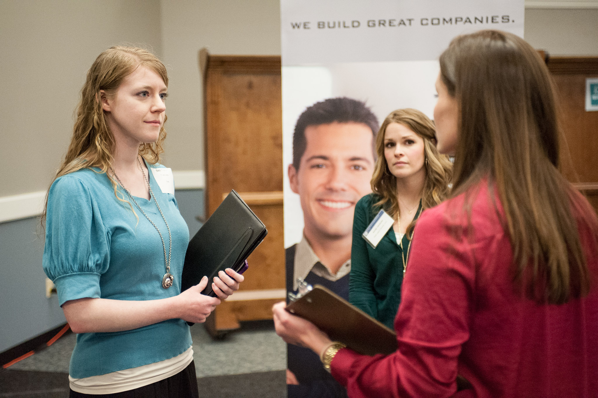 Career fair The Career Fair for BJU is held in the Family Room of the Dining Common. Photo by Dan Calnon 2015.